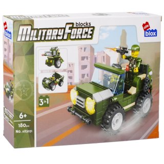 BLOCS DE CONSTRUCTION 180 ÉLÉMENTS MILITAIRES ALLEBLOX 492828 ALLEBLOX