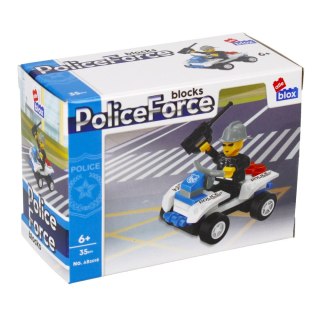 BLOCS DE CONSTRUCTION 35 ELEMENTS POLICE ALLEBLOX 492818 ALLEBLOX