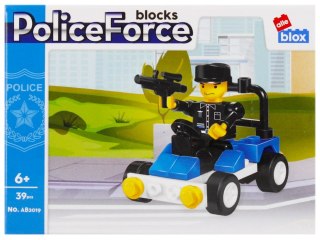 BLOCS DE CONSTRUCTION 39 ELEMENTS POLICE ALLEBLOX 492819 ALLEBLOX