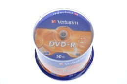 DVD-R 4.7GB X16 GÂTEAU 50PCS VERBATIM 43548 VERBATIM