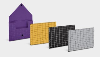 PLIAGE A4 AVEC ENVELOPPE VELCRO 2 VIOLET VAU-PE 316/04 VAU-PE