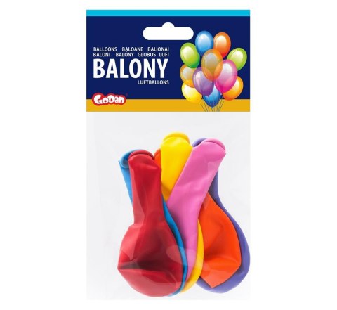 BALLON DEKOR MIX KOL PASTEL 6 PBH OP6SZT GODAN