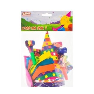 PAPIER CARNAVAL SET 24 ELEMENTS BALLON POUR 8 SOURIRES GODAN PZ-BAL8 GODAN