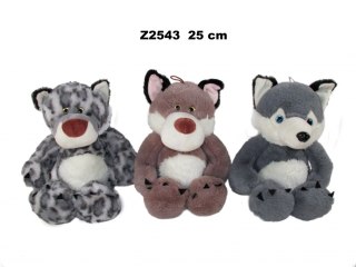 PELUCHE ANIMAUX 25CM SIÈGES MIX SA DIMANCHE