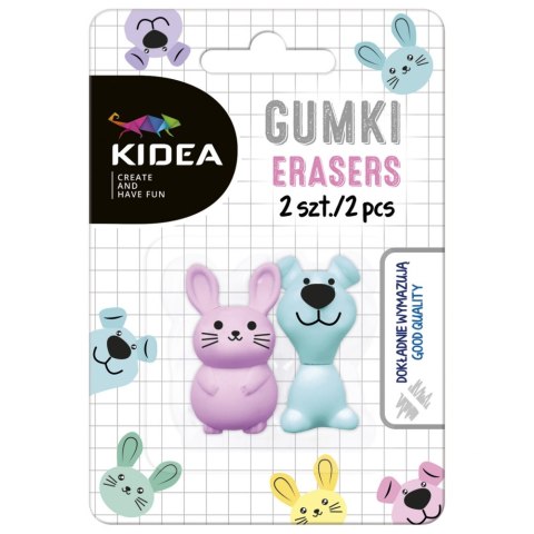 Gomme ANIMAUX DERF KIDEA OP2PCS B/C DERFORM