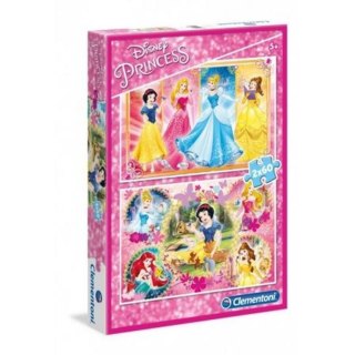 PUZZLE 2X60EL CLM 07133 PRINCESSE PUD CLEMENTONI