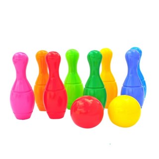 BOWLING 8 PIÈCES. ACCESSOIRES MINI PLASTIQUE POLOGNE 025319 CZAKO