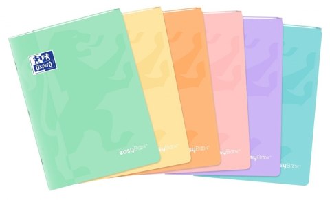 CAHIER A4 OXFORD EASYBOOK PASTEL 60 FEUILLES, GRILLE AVEC MARGE HAMELIN