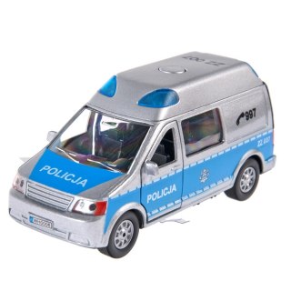 AUTO POLICE VAN METAL AVEC SON 14CM HIPO HKG064 HIPO