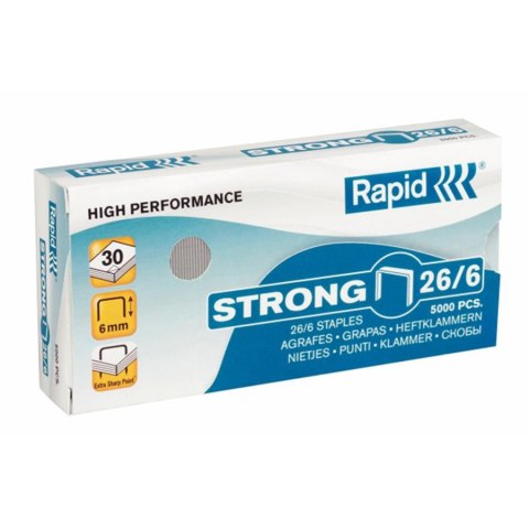 AGRAFES RAPID STRONG 26/6 5M ESSELTE
